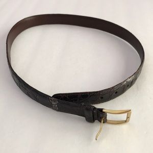 🐊🐊 Brooks Brothers Brown Alligator Belt 🐊🐊